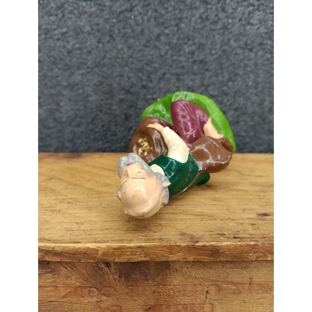 Vintage Shepherd Hand Painted Chalkware Nativity Figurine Italy replacement - Picture 6 of 7